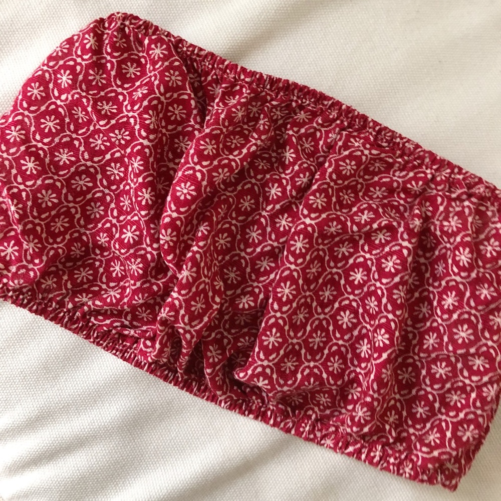 Urban Outfitters Red Tube Top